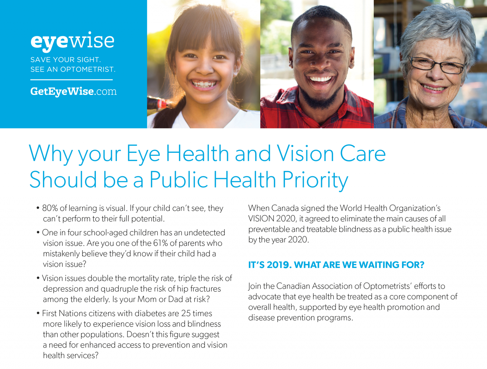Why your Eye Health and Vision Care Should be a Public Health Priority
