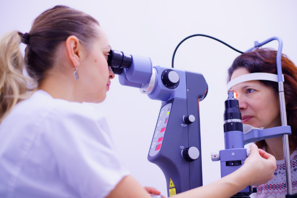 Photo of an eye test