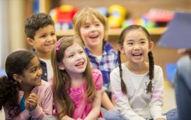 Children laughing