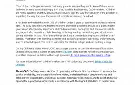 The Cost of Children's VIsion Loss