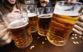 People drinking beers